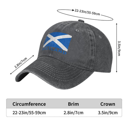 Scotland Printed unisex baseball cap adjustable cap outdoor trucker hat veterans Gifts