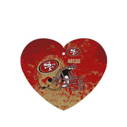 4-pcs San Francisco 49ers Car Air Fresheners Cards Set car aromatherapy tablets
