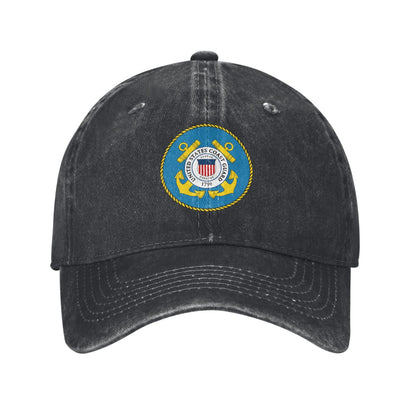 US Coast Guard USCG Veteran Printed unisex baseball cap outdoor hats adjustable cap trucker gift hat