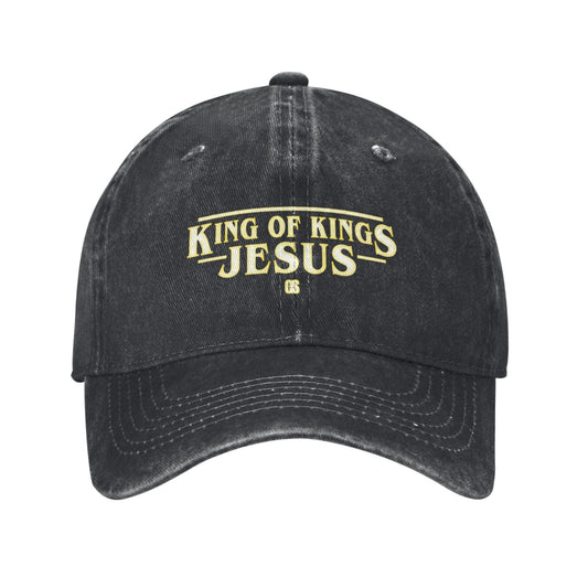 King OF Kings Jesus Printed unisex baseball cap adjustable cap outdoor sun hats trucker hat