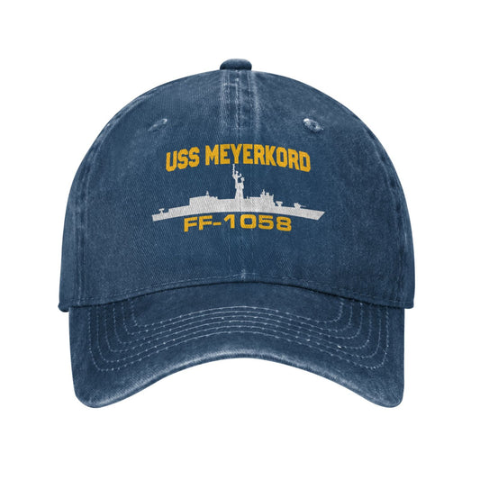 USS Meyerkord (FF-1058) Printed unisex baseball cap adjustable cap veteran gift