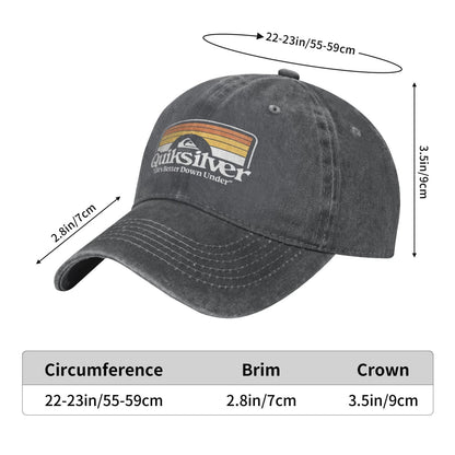 Quikshier Printed unisex baseball cap adjustable cap outdoor sun hats trucker hat