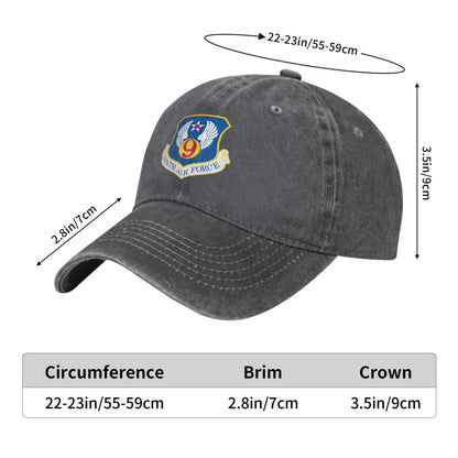 Ninth Air Force-Emblem (Cold War) Printed unisex baseball cap adjustable cap veteran gift