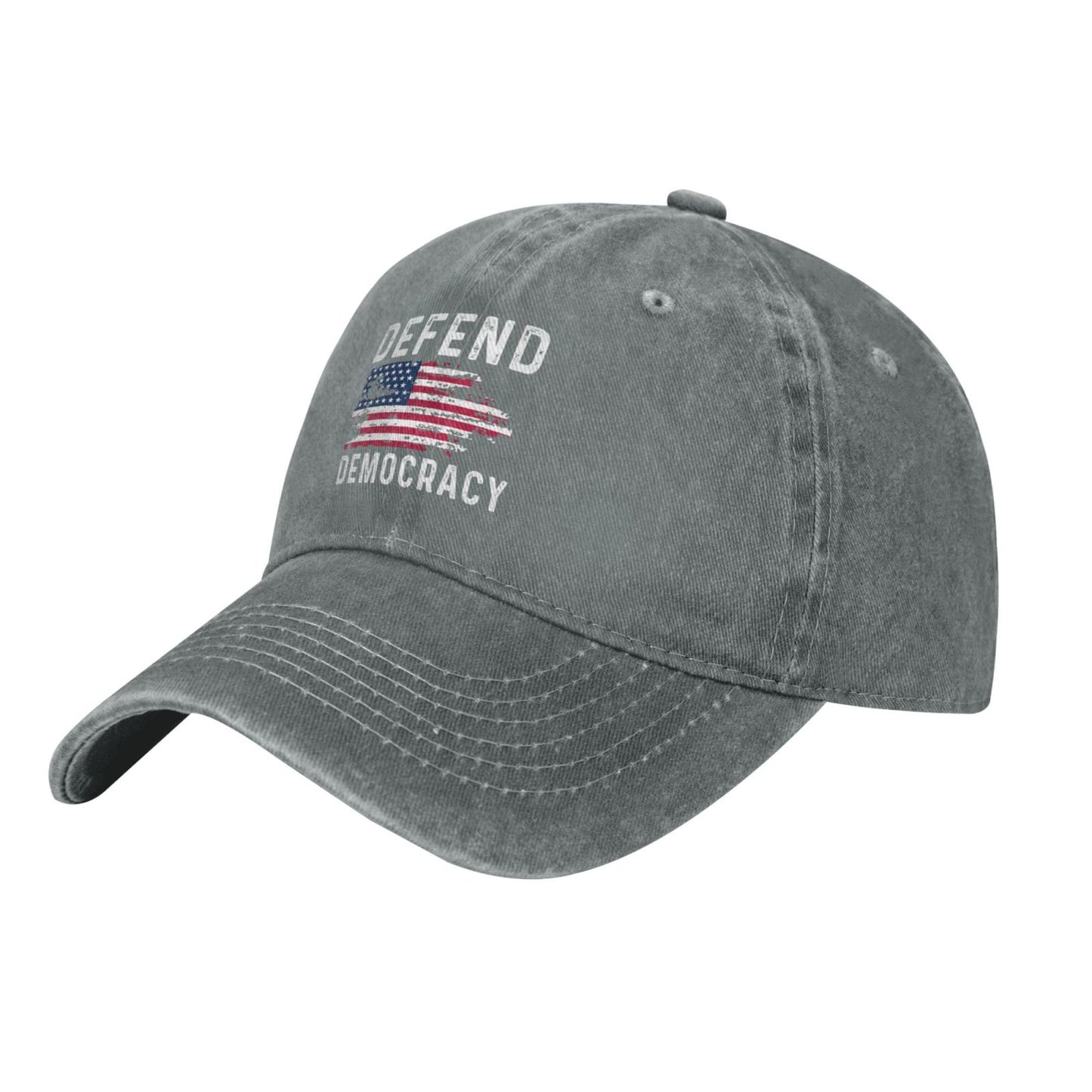 Defend Democracy Vote Printed unisex baseball cap adjustable cap outdoor sun hats trucker hat
