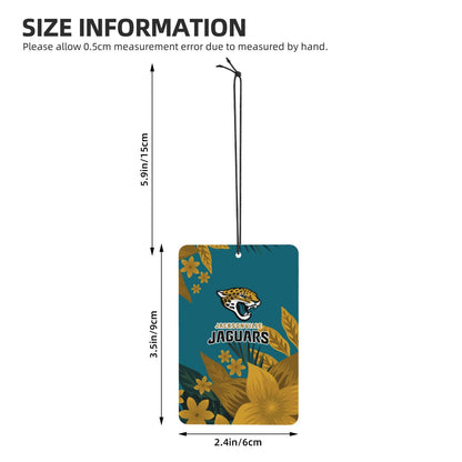 4-pcs Jacksonville Jaguars Car Air Fresheners Cards Set car aromatherapy tablets