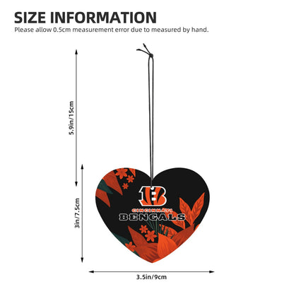 4pcs- Cincinnati Bengals car aromatherapy tablets Car Air Fresheners Cards Set