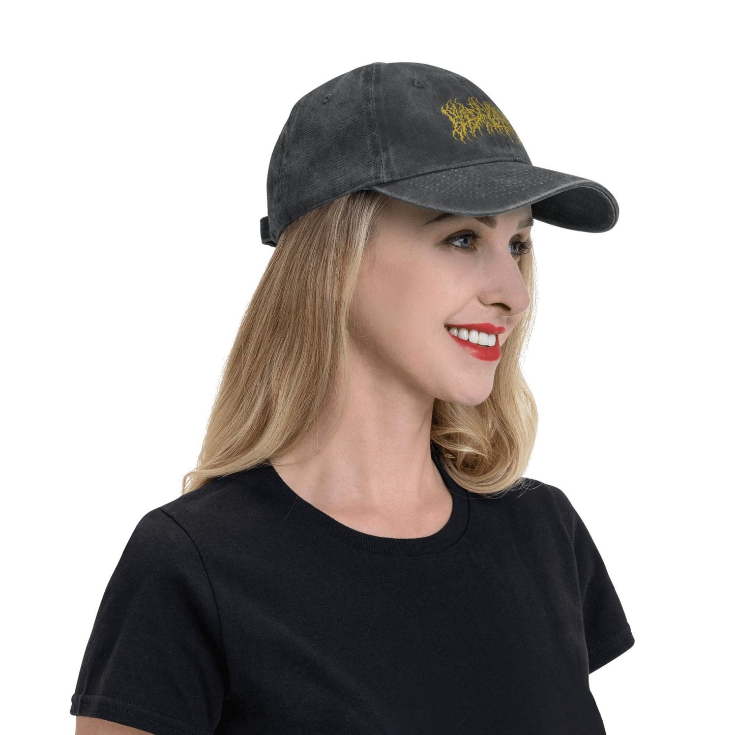 Blood Incantation Gold Printed unisex baseball cap adjustable cap outdoor sun hats trucker hat