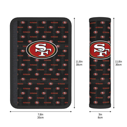 San Francisco 49ers personalized seat belt protective cover Car seat belt protective cover