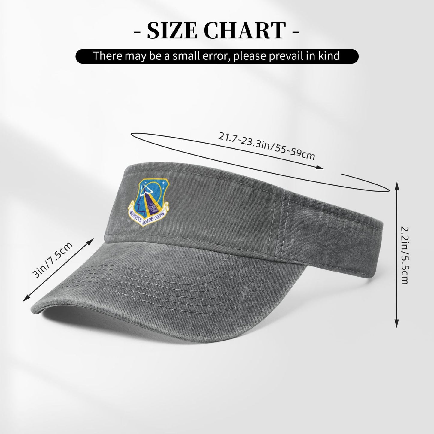 USAF-Aeronautical Systems Center Printing adjustable Empty Top Baseball Sun Cap unisex outdoor sport hat veterans gift