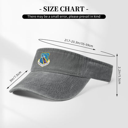 USAF-Aeronautical Systems Center Printing adjustable Empty Top Baseball Sun Cap unisex outdoor sport hat veterans gift