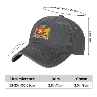Greater Arms Of Georgia Printed unisex baseball cap outdoor hats adjustable cap trucker gift hat