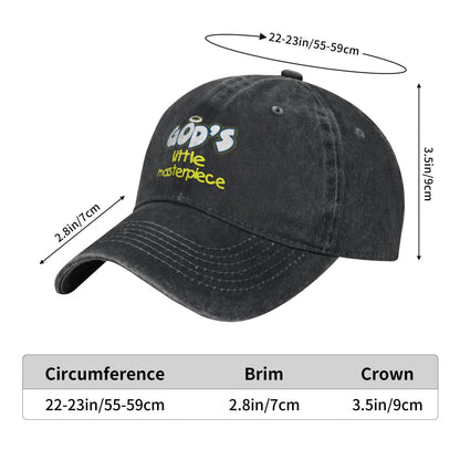 Gods Masterpiece Printed unisex baseball cap adjustable cap outdoor sun hats trucker hat