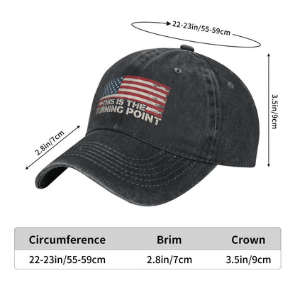This Is The Turning Point USA Printed unisex baseball cap outdoor hats adjustable cap trucker gift hat