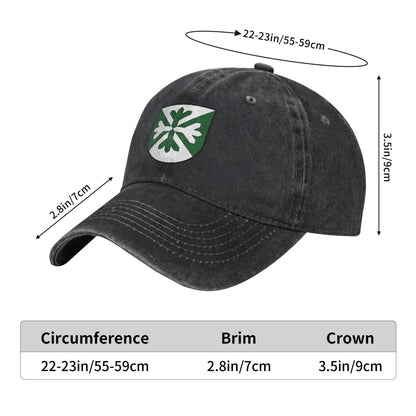 Wappen At Schlaiten Printed unisex baseball cap adjustable cap outdoor sun hats trucker hat