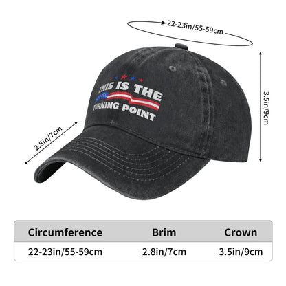 This Is The Turning Point USA Flag3 Printed unisex baseball cap outdoor hats adjustable cap trucker gift hat