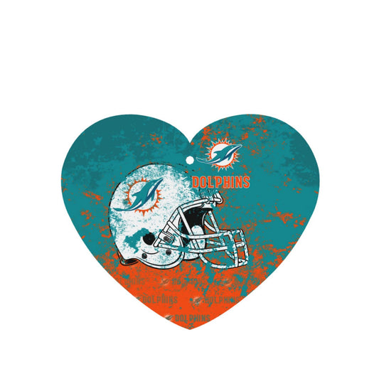 4-pcs Miami Dolphins Car Air Fresheners Cards Set car aromatherapy tablets