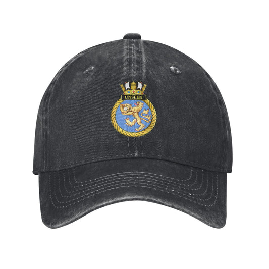 HMS Unseen Royal Printed unisex baseball cap adjustable cap outdoor trucker hat veterans Gifts