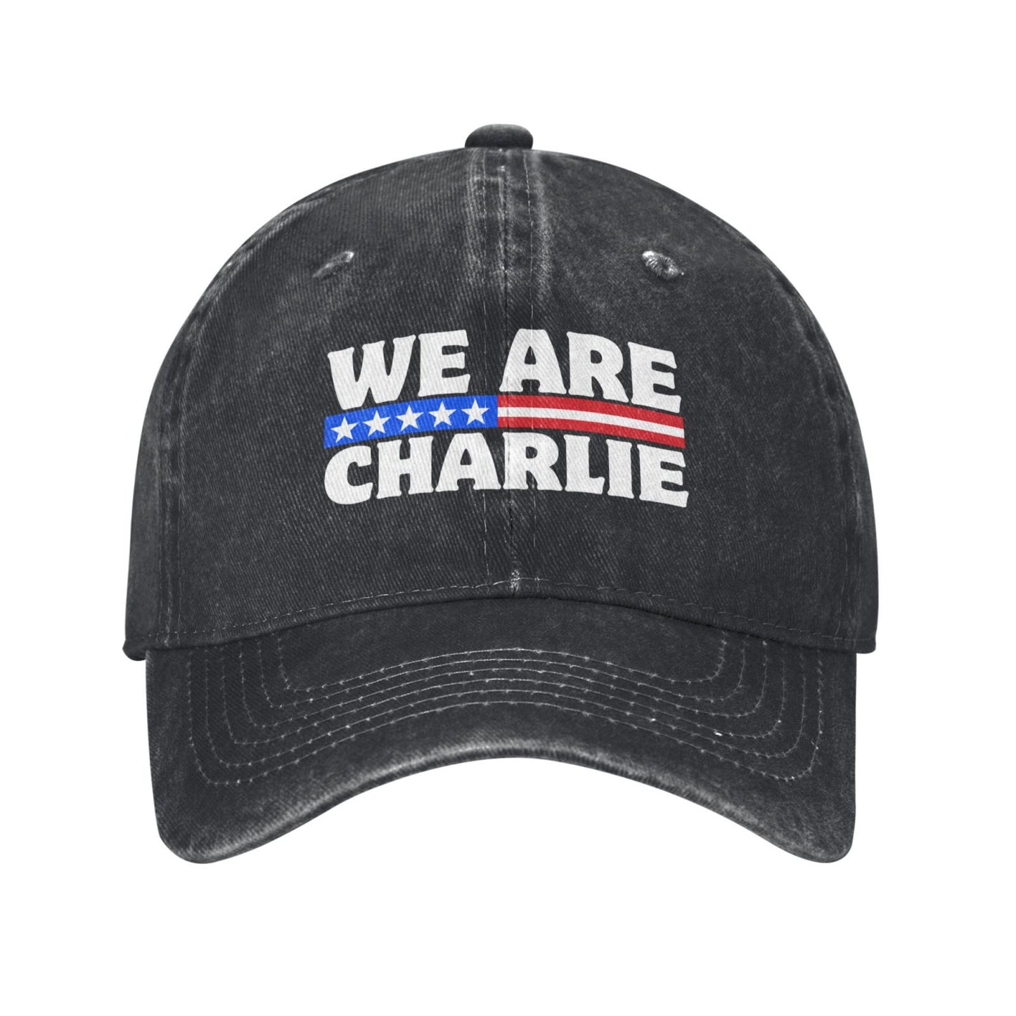 We Are Charlie Printed unisex baseball cap outdoor hats adjustable cap trucker gift hat