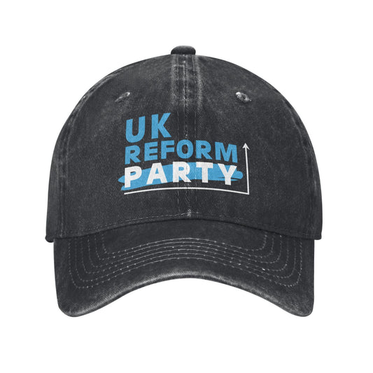 UK Reform Party Printed unisex baseball cap adjustable cap outdoor trucker hat veterans Gifts