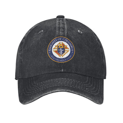 Knights Of Columbus Of St Printed unisex baseball cap adjustable cap outdoor sun hats trucker hat