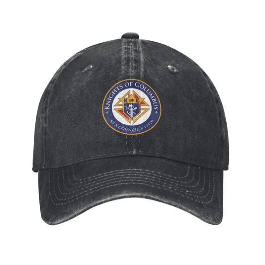 Knights Of Columbus Of St Printed unisex baseball cap adjustable cap outdoor sun hats trucker hat