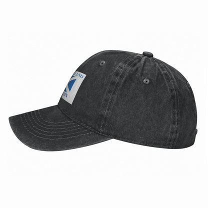 Independent European Scotland Flag Sticker Printed unisex baseball cap adjustable cap outdoor sun hats trucker hat