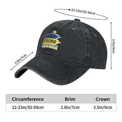 Stay Strong Ukraine Printed unisex baseball cap adjustable cap outdoor sun hats trucker hat