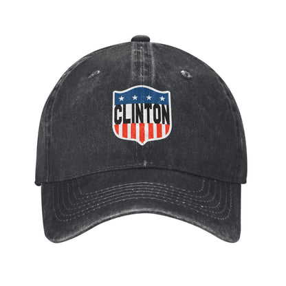 Clinton Stars And Stripes Printed unisex baseball cap adjustable cap outdoor sun hats trucker hat