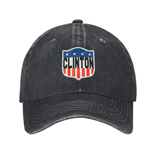 Clinton Stars And Stripes Printed unisex baseball cap adjustable cap outdoor sun hats trucker hat