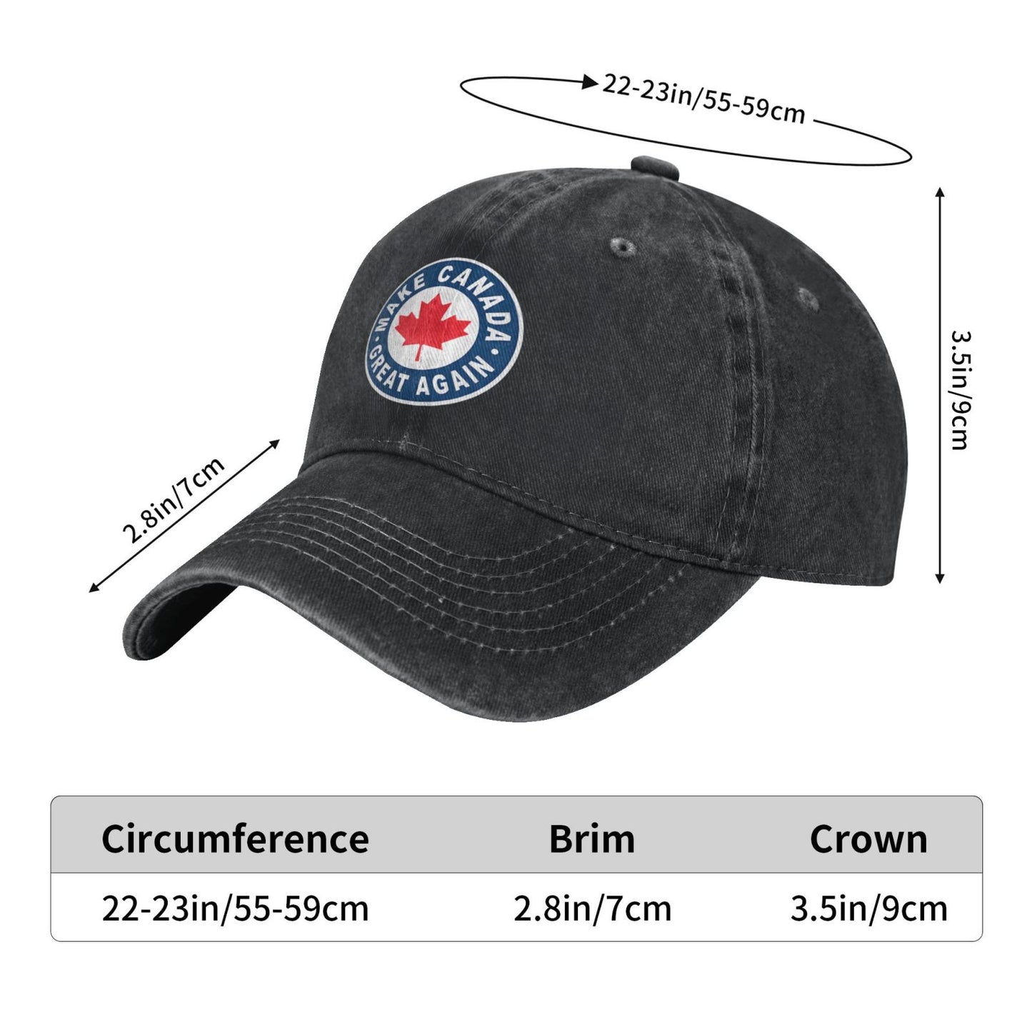 Make Canada Great Again Printed unisex baseball cap adjustable cap outdoor sun hats trucker hat