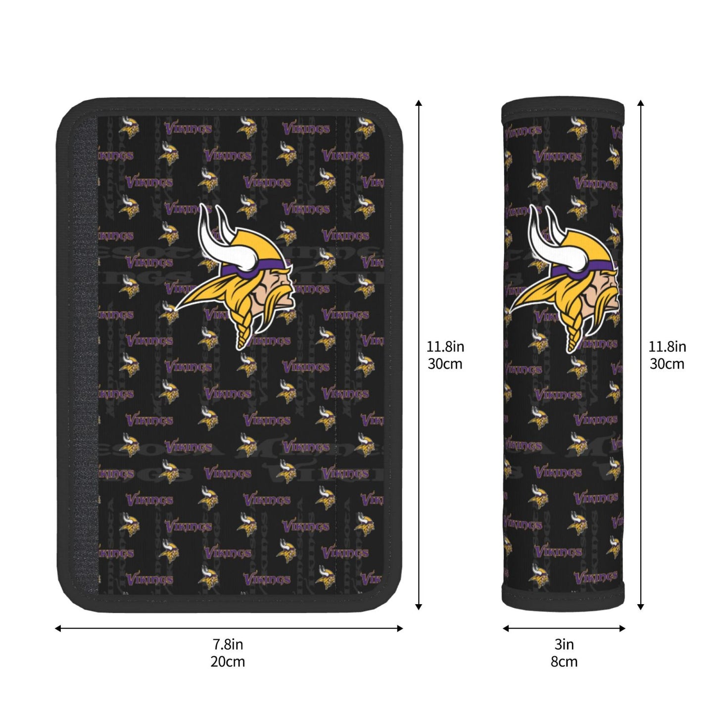 Minnesota Vikings personalized seat belt protective cover Car seat belt protective cover