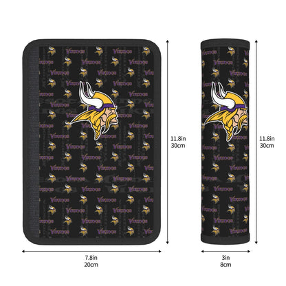 Minnesota Vikings personalized seat belt protective cover Car seat belt protective cover
