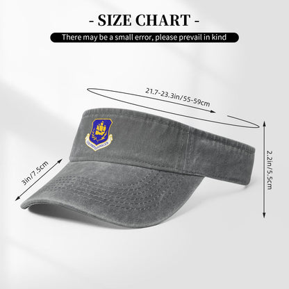 USAF-24th Wing Printing adjustable Empty Top Baseball Sun Cap unisex outdoor sport hat veterans gift