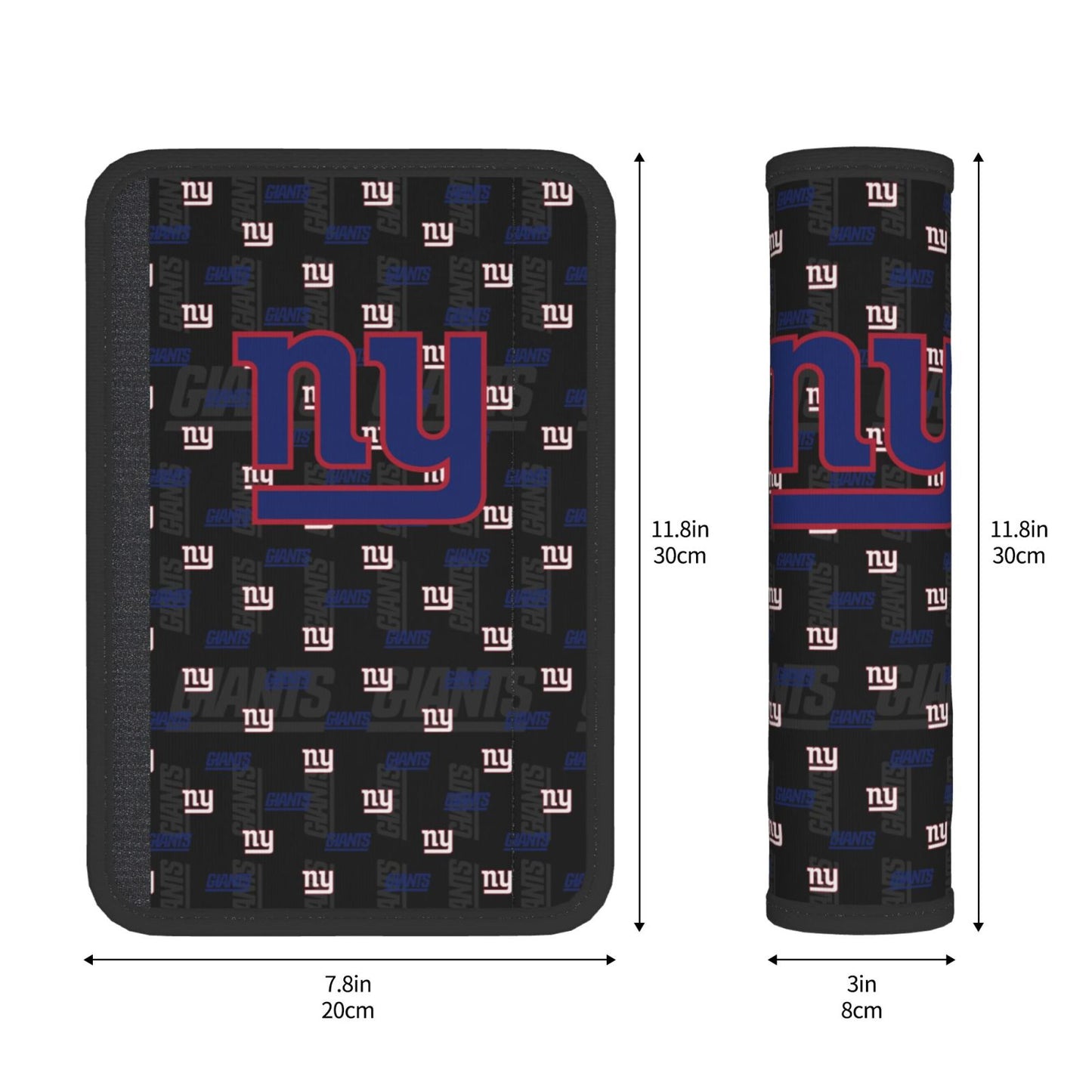 New York Giants personalized seat belt protective cover Car seat belt protective cover