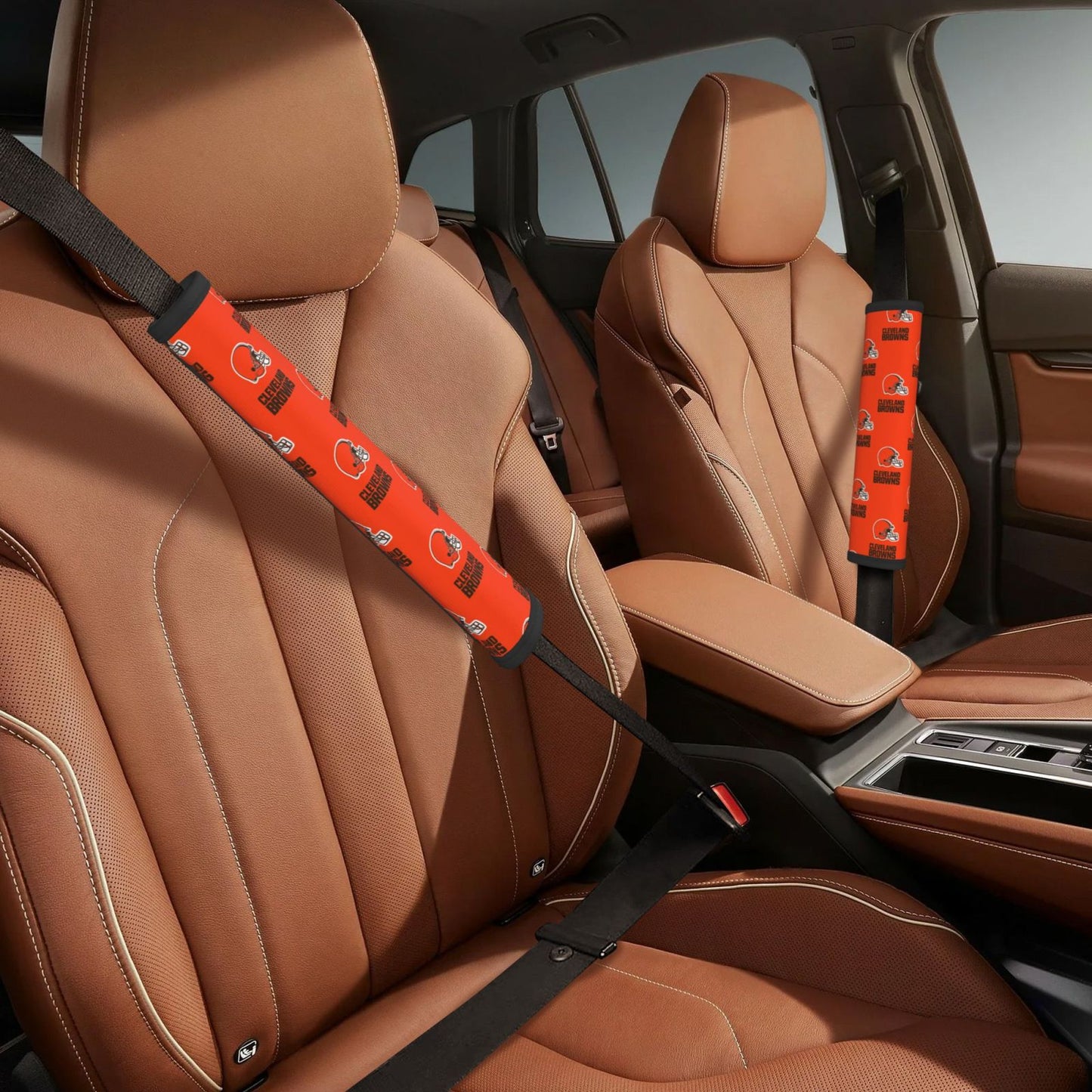 Cleveland Browns Car seat belt shoulder strap adult seat belt protective cover