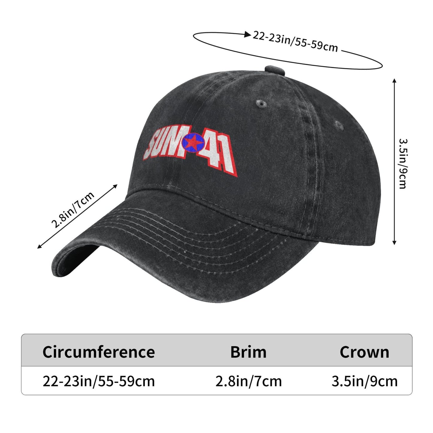 SUM 41 Printed unisex baseball cap adjustable cap outdoor sun hats trucker hat