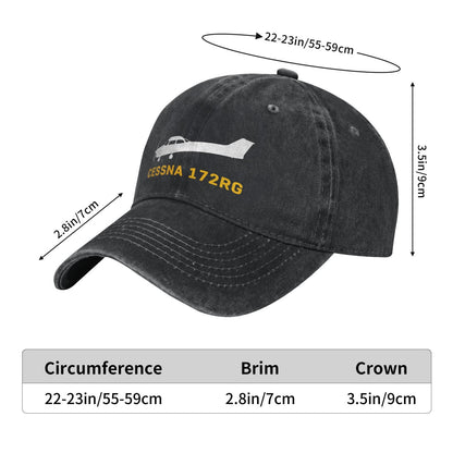 Cessna 172RG Printing unisex baseball cap adjustable hats Outdoor leisure hat veteran gift