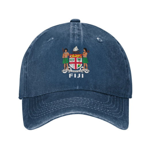 Coat Of Arms Of Fiji Fijian Emblem Casquette Printed unisex baseball cap outdoor hats adjustable cap trucker gift hat