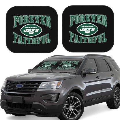 New York Jets Car front windshield sunshade UV resistant sunshade foldable