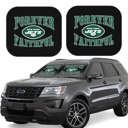 New York Jets Car front windshield sunshade UV resistant sunshade foldable