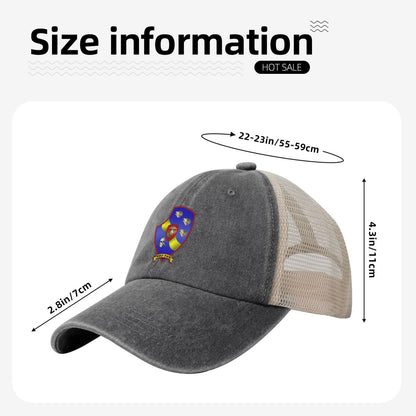 Third Light Armored Reconnaissance BattalionEmblem Printed unisex baseball cap adjustable grid baseball cap veteran gift