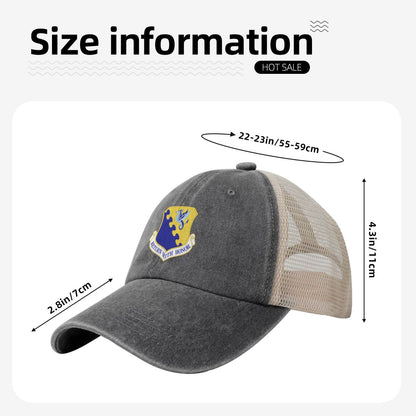 31st Fighter Wing Printed unisex baseball cap adjustable grid baseball cap veteran gift