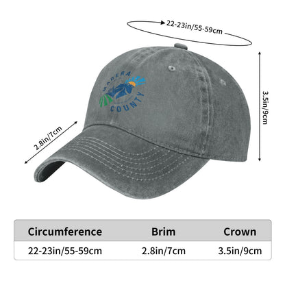 2018 Madera County Logo Printed unisex baseball cap adjustable cap outdoor sun hats trucker hat
