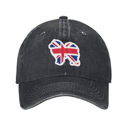 Chow Chow Dog Flag Of The United Kingdom Printed unisex baseball cap adjustable cap outdoor sun hats trucker hat