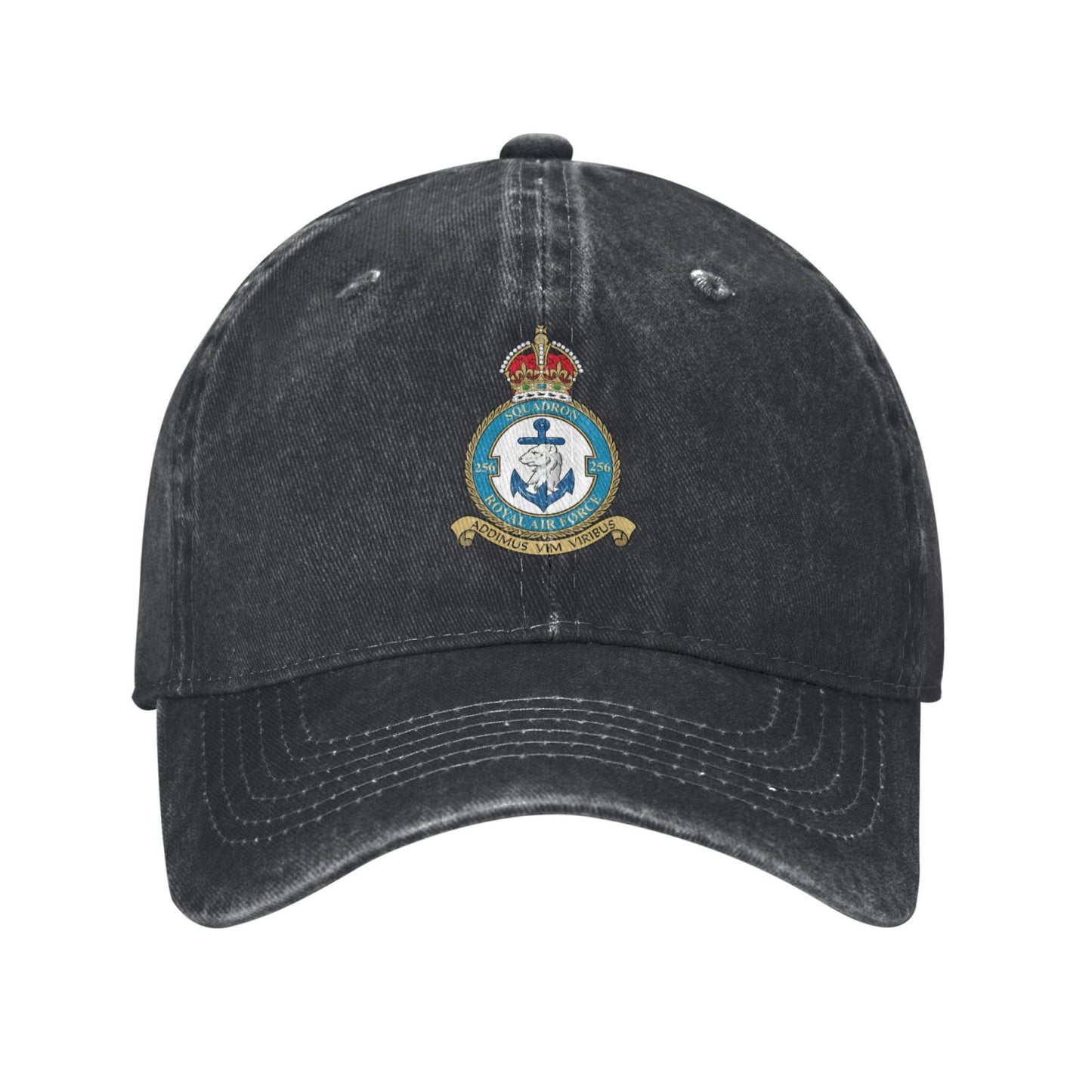 256 Squadron Printed unisex baseball cap adjustable cap outdoor trucker hat veterans Gifts