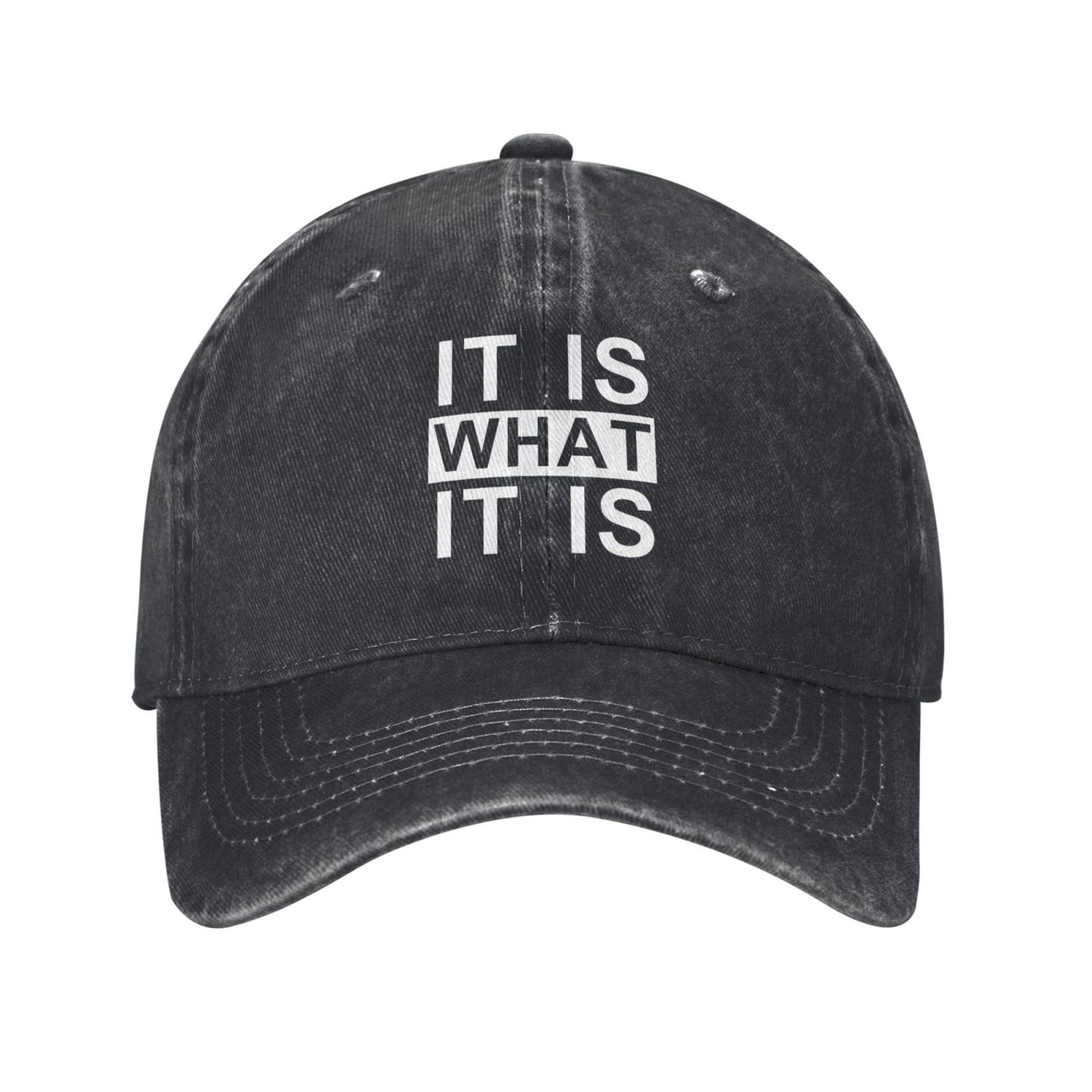 It Is What It Is Printed unisex baseball cap adjustable cap outdoor sun hats trucker hat