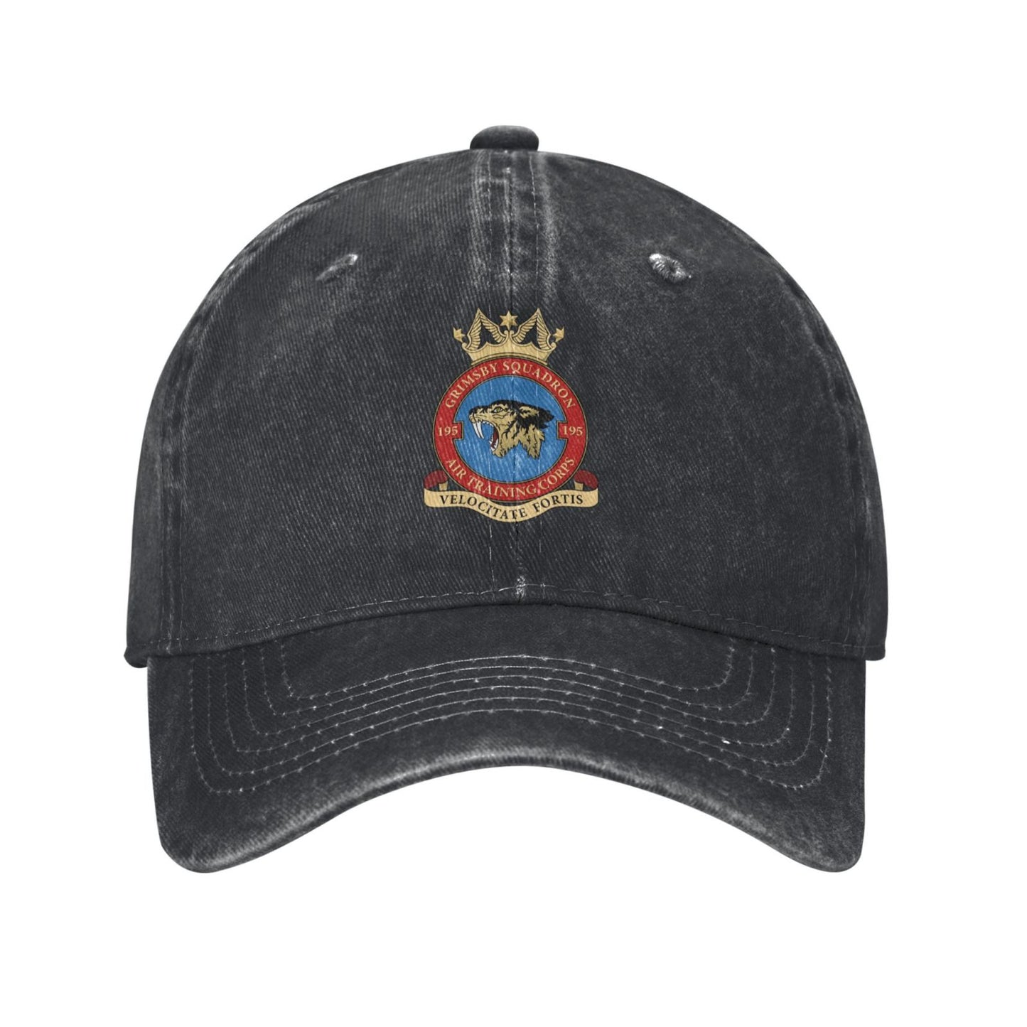 195 Grimsby Squadron Printed unisex baseball cap adjustable cap outdoor trucker hat veterans Gifts