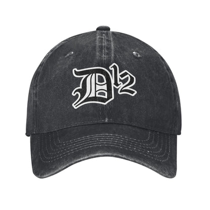 D12 Printed unisex baseball cap adjustable cap outdoor sun hats trucker hat