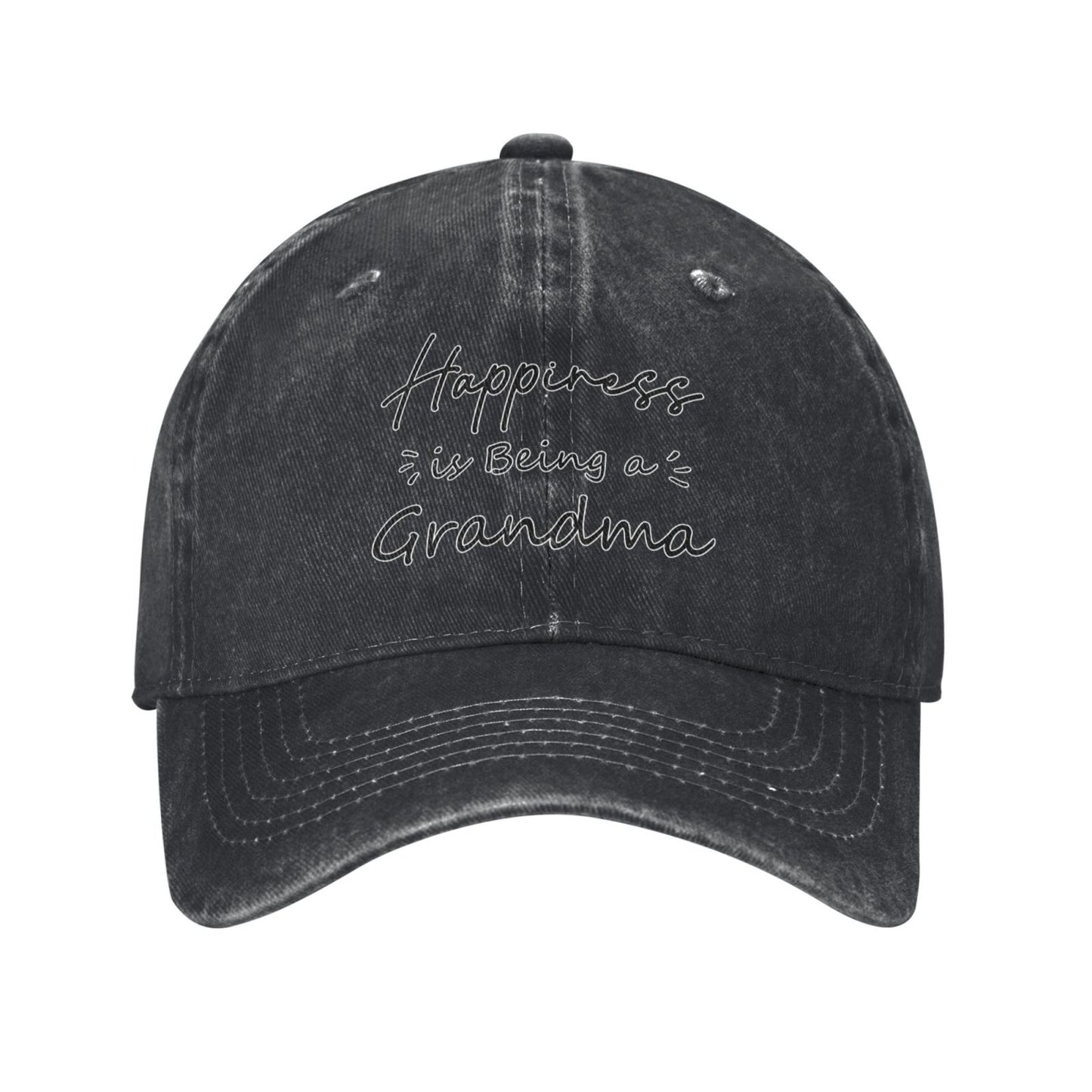 Happiness Is Being A Grandma Printed unisex baseball cap adjustable cap outdoor sun hats trucker hat