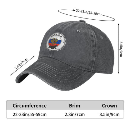 Russia Seal Printed unisex baseball cap adjustable cap outdoor sun hats trucker hat